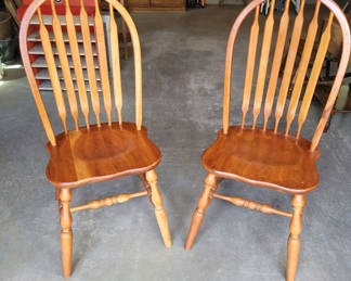 Lot 104: Amish Chairs.