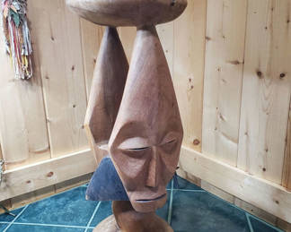 Lot 82: African Floor Ashtray