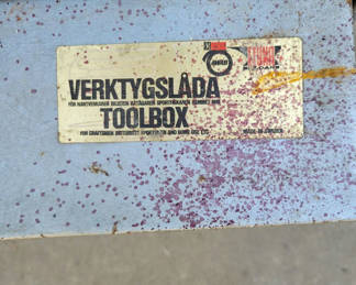 Lot 121: Rare Swedish Toolbox