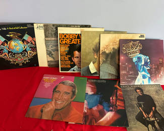 Lot 92: Collection of vinyl LP album covers