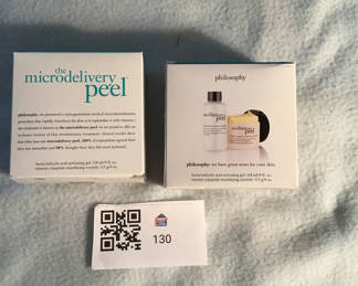 Lot 130: Philosophy The Microdelivery Peel product boxes
