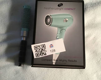 Lot 128: T3 Featherweight Compact Hair Dryer with attachments
