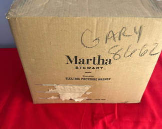 Lot 56: Martha Stewart Portable Electric Pressure Washer in Box