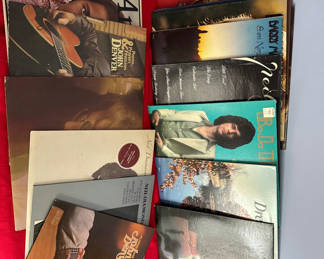 Lot 91: Collection of vinyl LP records featuring Neil Diamond, John Denver, Barry Manilow, and Morris Albert