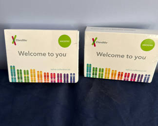 Lot 21: Two 23andMe saliva DNA collection kits