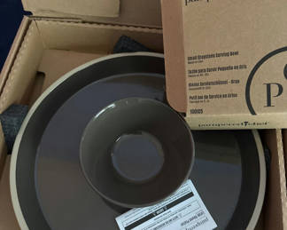 Lot 42: Graystone Serving Bowl and Large Round Platter