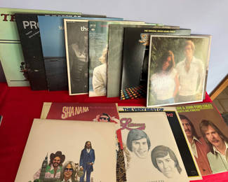 Lot 90: Collection of vinyl LP album covers