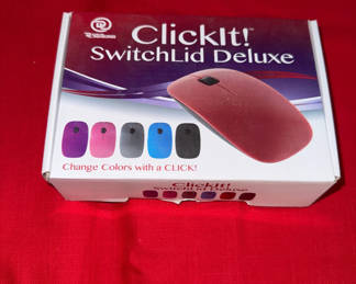 Lot 66: ClickIt! SwitchLid Deluxe mouse packaging