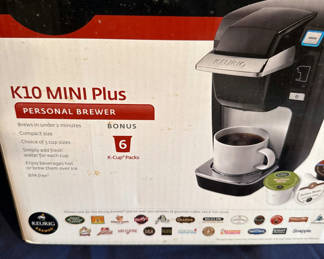 Lot 205: Keurig K-Cup Mini Plus Personal Brewer Box