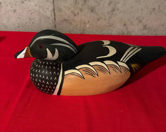 Lot 186: Rare Boyd’s collection Hand-painted duck sculpture