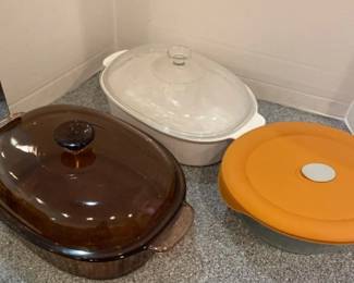 Large Glass Bakeware Wlids