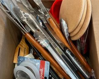 Kitchen Silverware And Accessories Lot