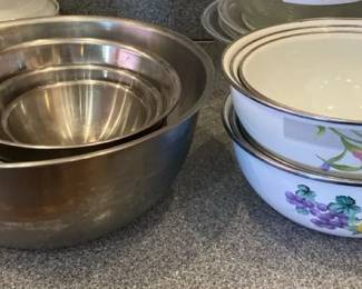 Metal Mixing Bowls