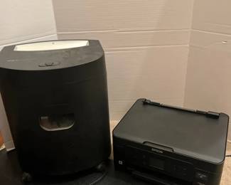 Paper Shredder And Epson Printer