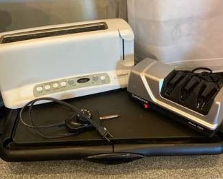Grill, Knife Sharpener  Toaster