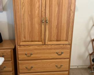 Oak Cabinet Dresser