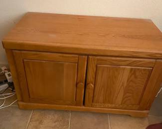 Light Oak Living Room Cabinet
