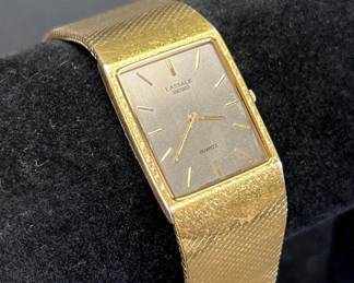 LaSalle Mens Wrist Watch