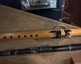 vintage native american artisan flute