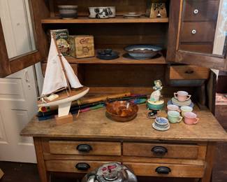 vintage Hoosier cabinet