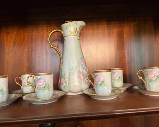 Antique chocolate service