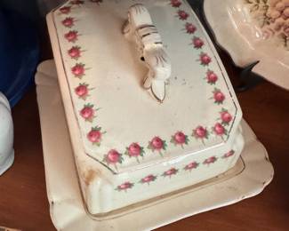 antique cheese dish