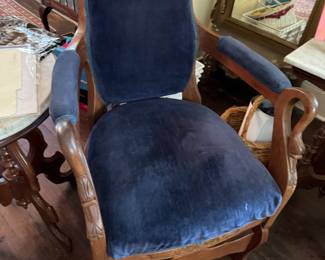 Antique barber chair…missing head rest
