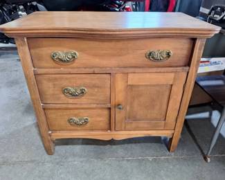 Washstand Cabinet with Drawers Storage