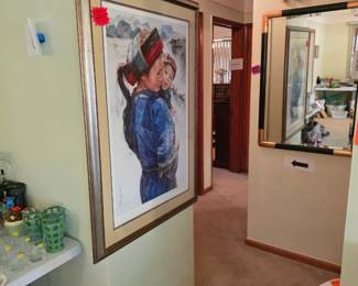 Original artist proof and various originals, watercolor