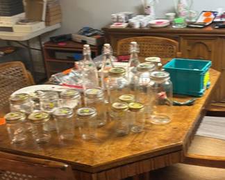 Jars, platters, tea sets, serving utensils, etc