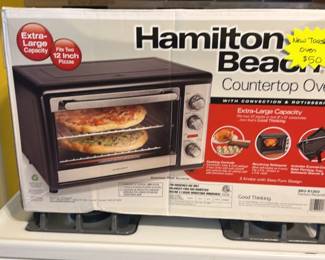 New in box toaster oven