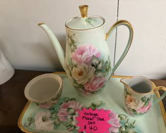 Floral Tea Set