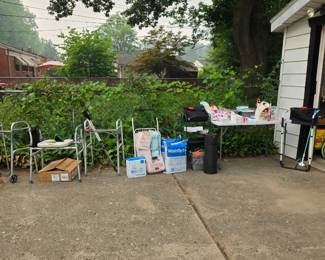 Medical equipment: walkers, CPap, toilet chair, bedrail, adult briefs & more