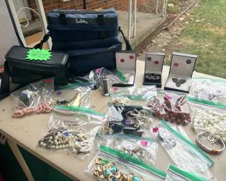 High end costume jewelry, Judith James brooches, Kenneth Lane brooch/earring set & more
