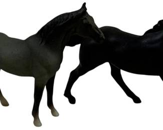 1726 - Breyer 2 Pc Seabiscuit and Silky Sullivan (Description): 3 x 3 x 1