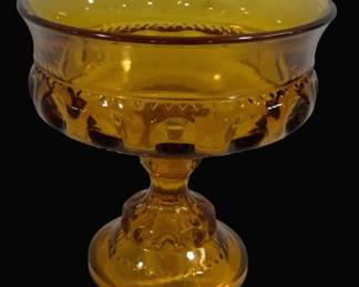6742 - Amber Kings Crown Compote - 5.25 x 5