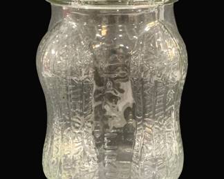 6387 - Planter's Peanuts Glass Store Jar - 14.5 x 7 x 7