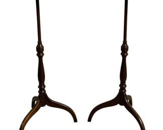 7532 - Pair Wood Plant Stands - 32 x 12