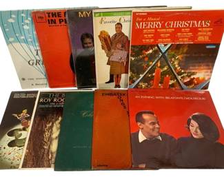 6758 - 10 Assorted LP Records
