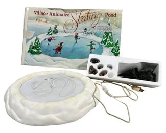 1384 - Vintage Runner - 41 x 191383 - Village Animated Skating Pad (Description): Used as is electric/electronic/mechanical  item. No guarantee all components, untested.