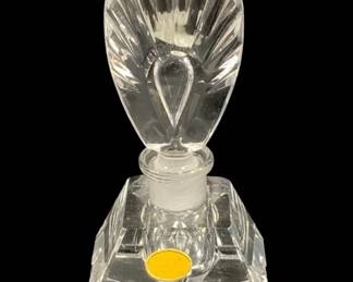 5844 - Crystal Perfume Bottle - 5" Tall
