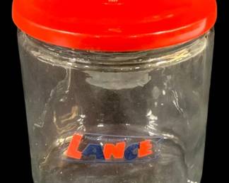 6336 - Lance Glass Store Jar - 10 x 7.5