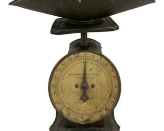 6770 - Columbia Family Scale - 11.5 x 12.5 x 9 (Description): Used as is electric/electronic/mechanical  item. No guarantee all components, untested.