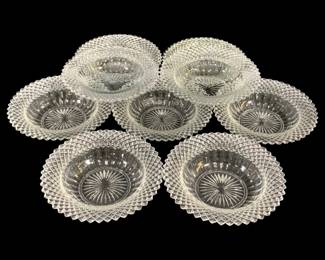 5852 - 9 Anchor Hocking "Miss America" Bowls - 6" Round