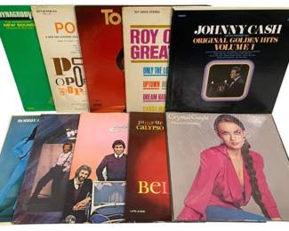 6750 - 10 Assorted LP Records