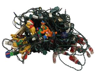 6655 - Lot of Assorted Christmas Lights (Description): Used as is electric/electronic/mechanical  item. No guarantee all components, untested.