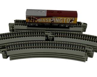 6140 - Washington Redskins HO Scale Train Car w/ (Description): Tracks