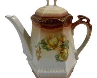 6696 - Antique German Coffee Pot - 7.5 x 7