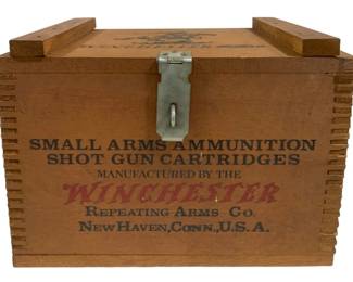 6765 - Winchester Wood Ammo Box - 15 x 12 x 9.5
