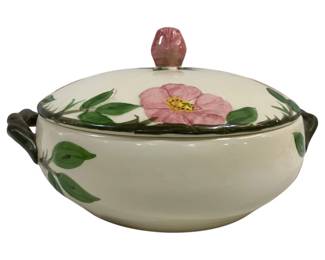 6908 - 4 Franciscan Desert Rose Stem Glasses - 5.25"